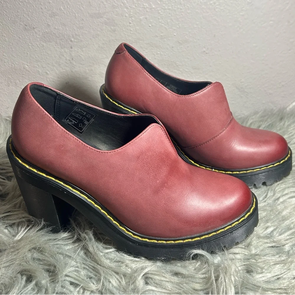 Cordelia - Chunky Heel in Dusty Rose